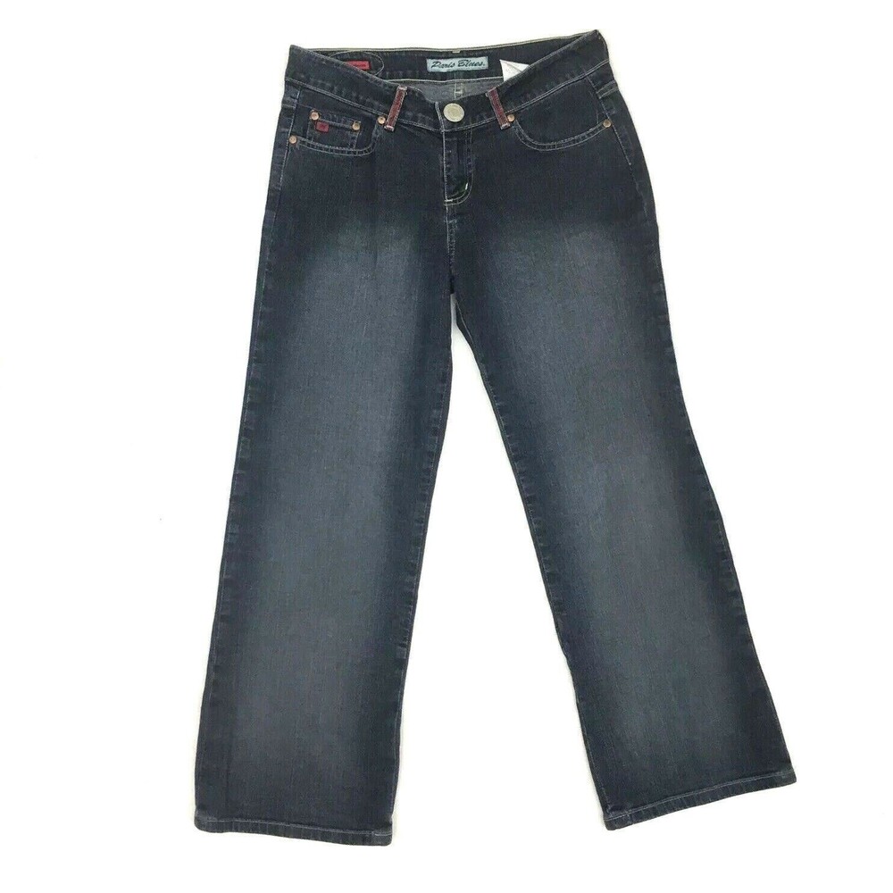 Paris Blues 9‎ Blue Jean Soulmate Denim Fade Dark Wash Straight Boot Cut 30x26